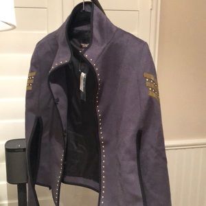 Henri Bendel Gray Cadet Cape - One Size